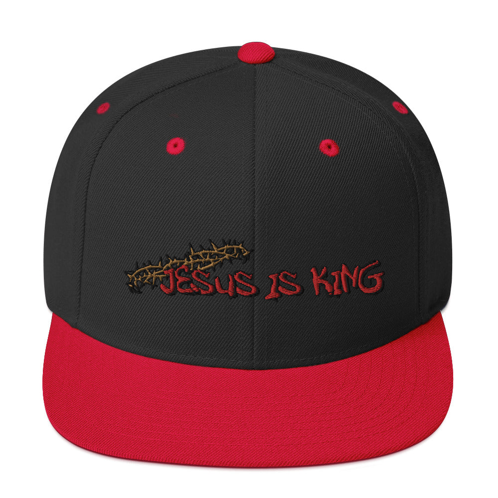 Jesus is King Snapback Hat